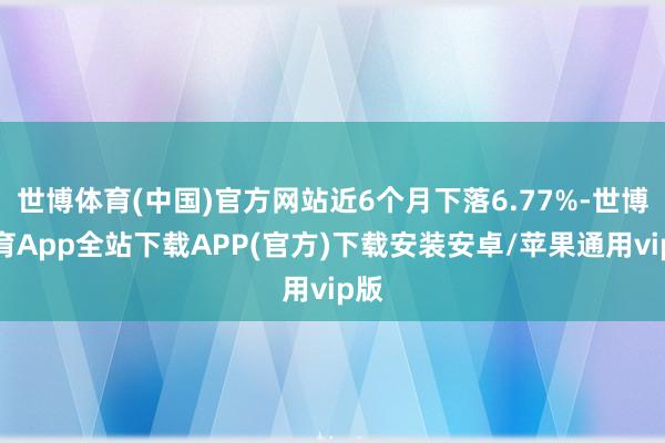 世博体育(中国)官方网站近6个月下落6.77%-世博体育App全站下载APP(官方)下载安装安卓/苹果通用vip版